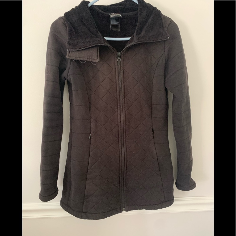 North face jacket size xs; fleece lined and euc.